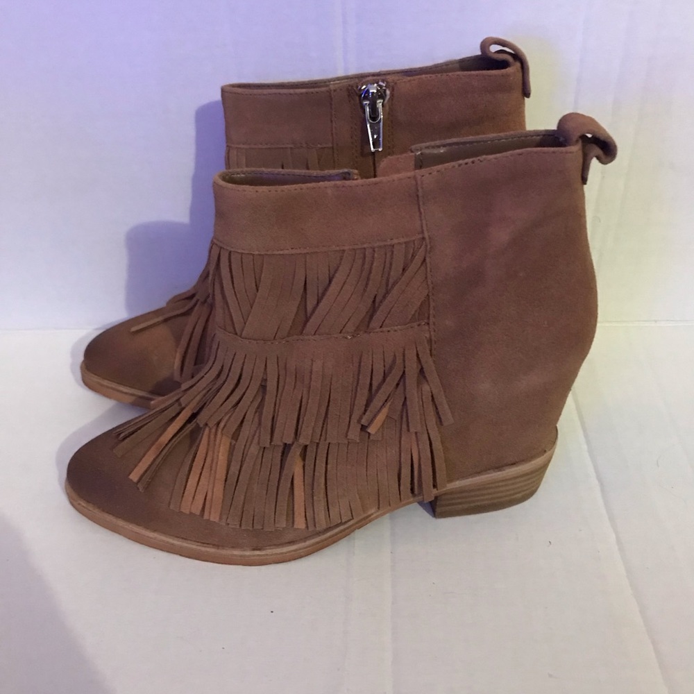 Steve Madden Fringe Booties